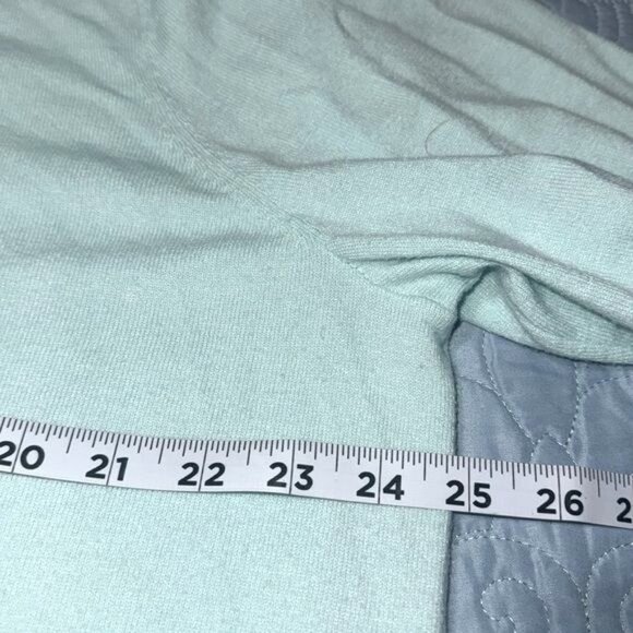 Basic Editions Plus Mint Green Pullover Sweater With Decorative Beading Size 2X - Picture 7 of 8